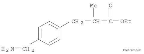 Molecular Structure of 912761-53-6 (3-(4-AMINOMETHYL-PHENYL)-2-METHYL-PROPIONIC ACID ETHYL ESTER)